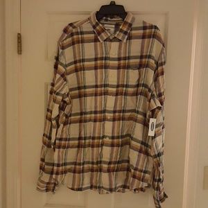 Old Navy Plaid button up shirt